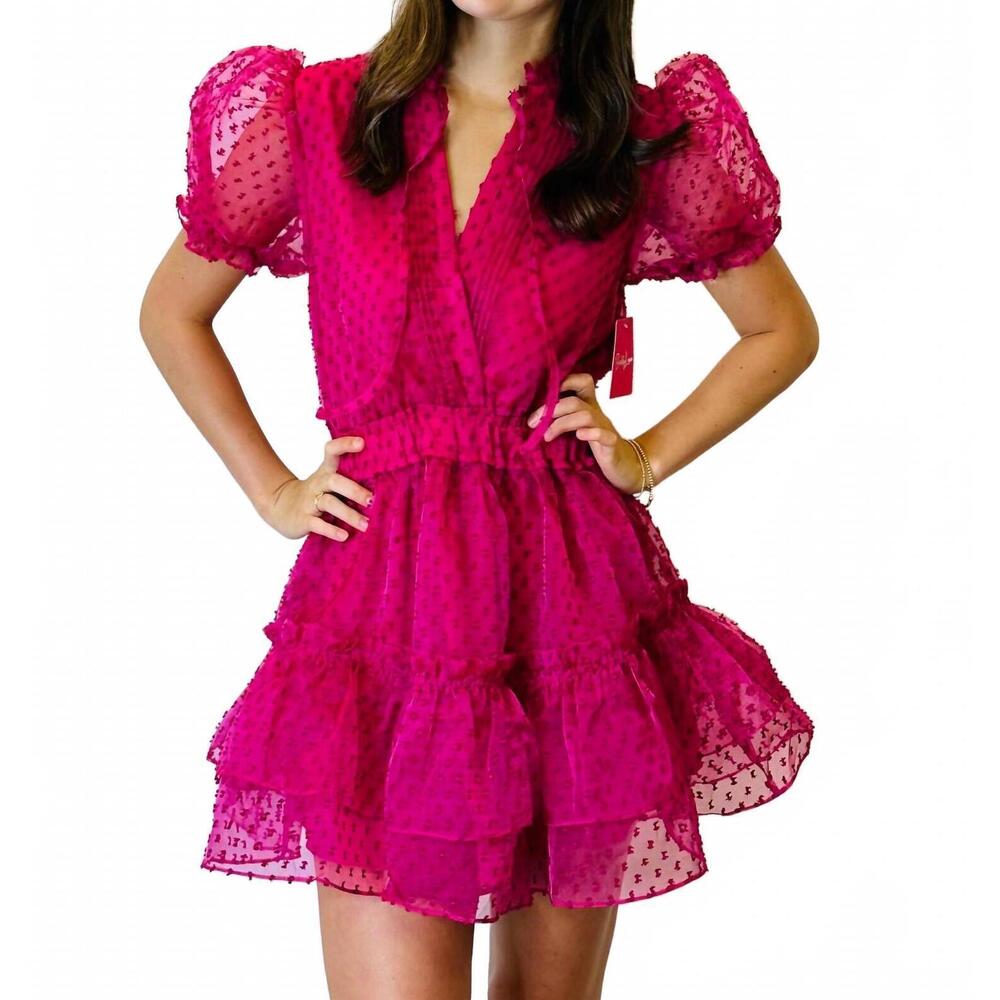 NEW BUDDYLOVE clementine dottie dress in pink